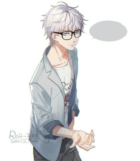Аниме mystic messenger блондин