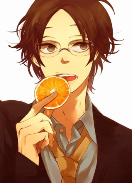 Парень в очках арт