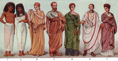 Одежда греция рим хитон тога