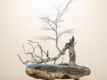 Миниатюрные деревья из проволоки