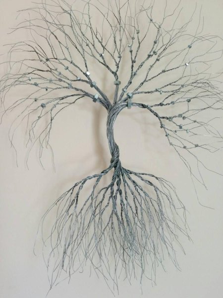 Проволока в дереве