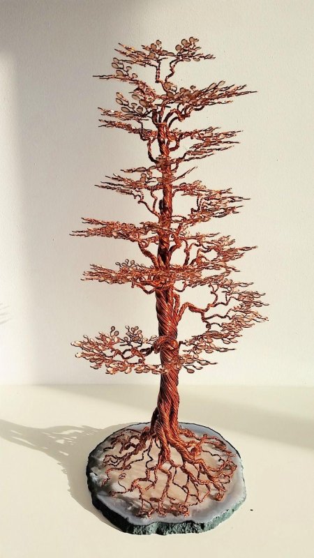 Iron wire bonsai