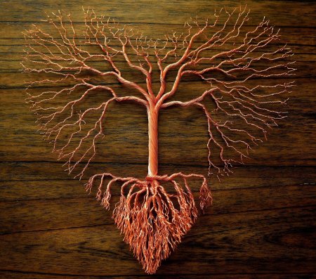 Дерево из меди