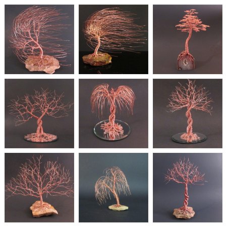 Copper wire tree