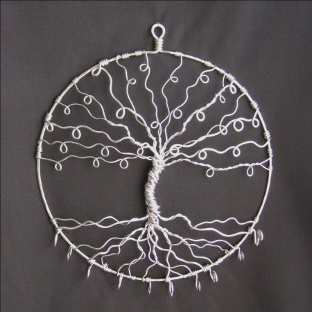 Дерево для украшений из проволоки