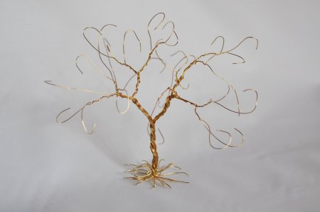 Дерево из джута и проволоки
