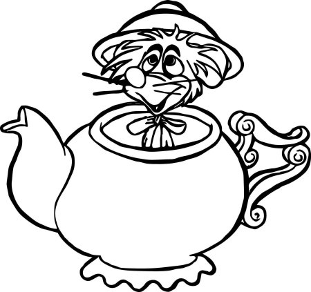 Герои алисы в стране чудес раскраска