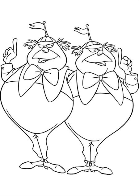 Труляля и траляля алиса в стране чудес