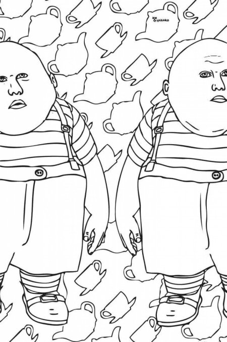 Близнецы из алиса в стране чудес