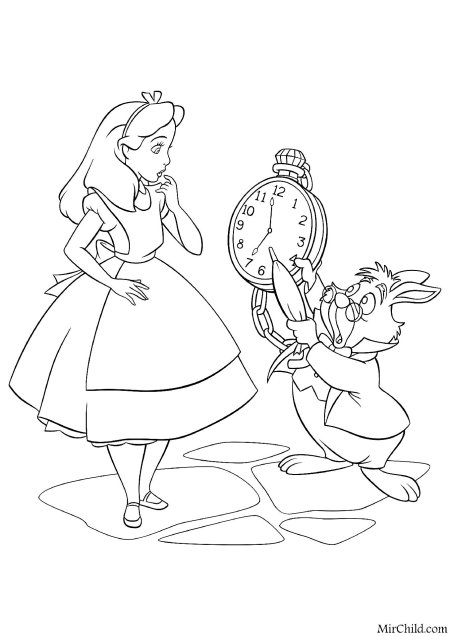 Алиса в стране чудес герои иллюстрации