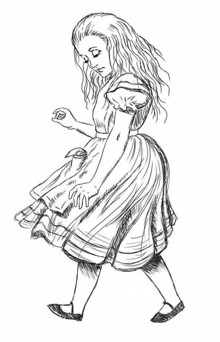 Алиса в стране чудес иллюстрации джона тенниела