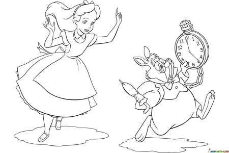 Рисунки алиса в стране чудес