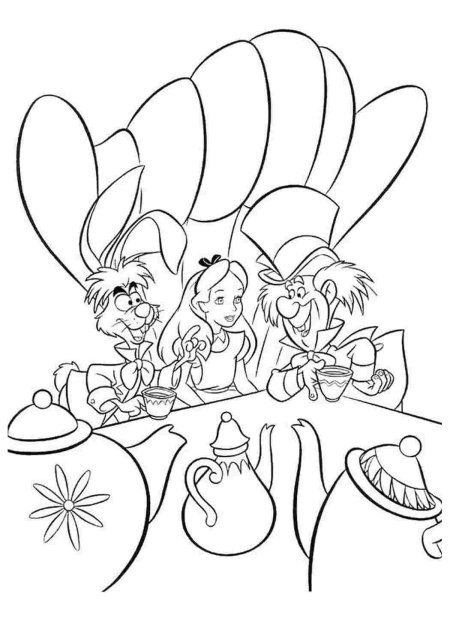 Алиса в стране чудес безумное чаепитие