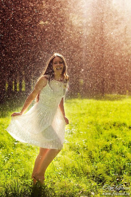 Под летним дождем