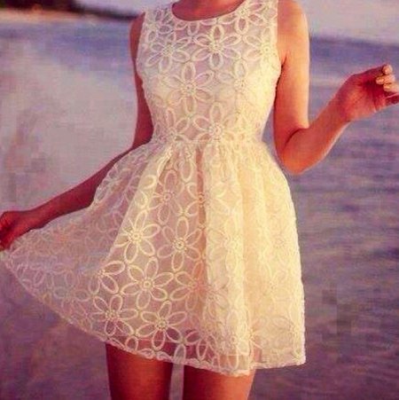 Платье летнее кружевное