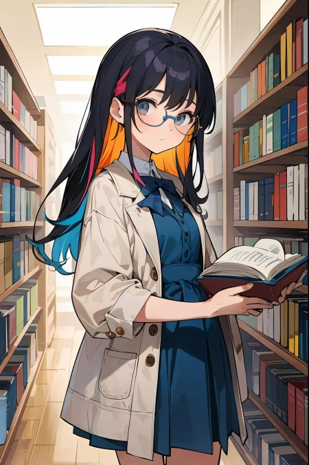 Библиотека с книгами