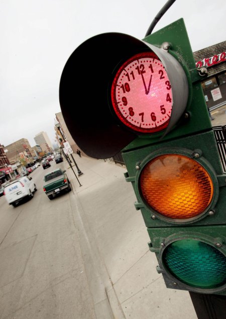 Светофор в берлине с сигналами