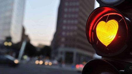 Красный свет светофора