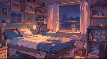 Уютная комната арт