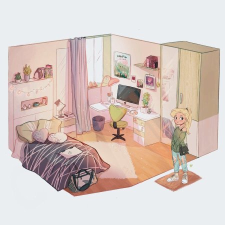 Милые рисунки в комнату