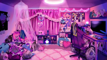 Комната в стиле аниме