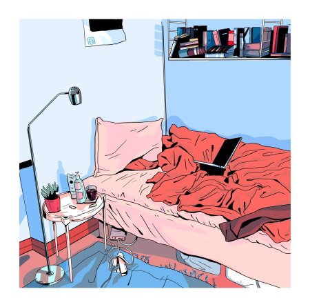 Комната аниме