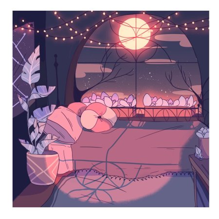 Атмосферные уютные арты