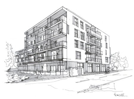 Рисунки многоэтажных домов