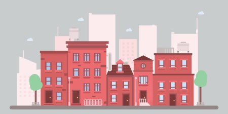 Многоквартирный дом рисунок