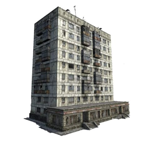 Старый многоэтажный дом