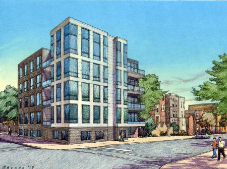 Нарисовать жилой комплекс