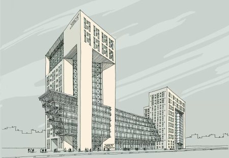 Гинзбург архитектор небоскреб