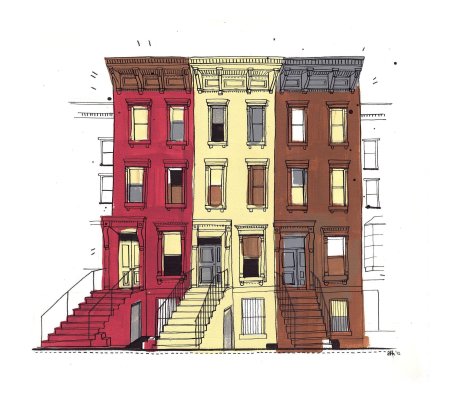 Фасад здания рисунок