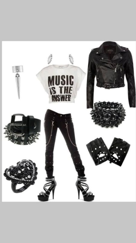 Рок одежда для девушек