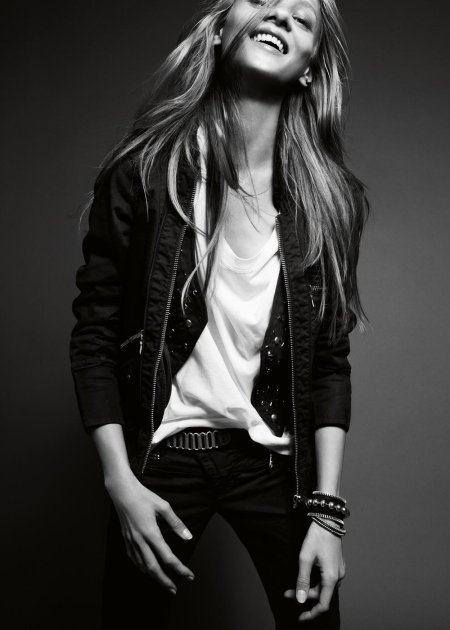 Фотосессия в стиле рок для девушек