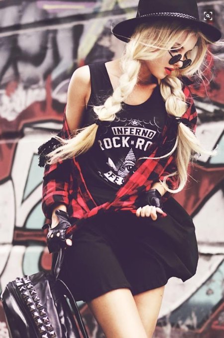 Гранж рок стиль одежды