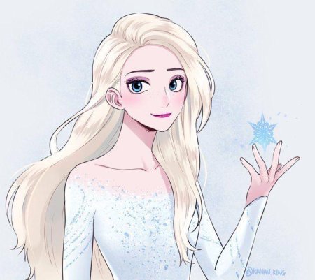 Эльза дисней для срисовки