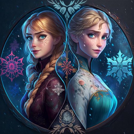 Frozen elsa and anna