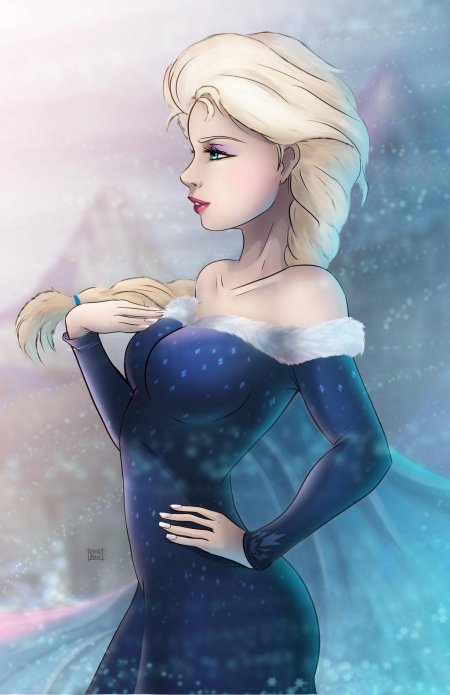 Эльза холодное сердце арт