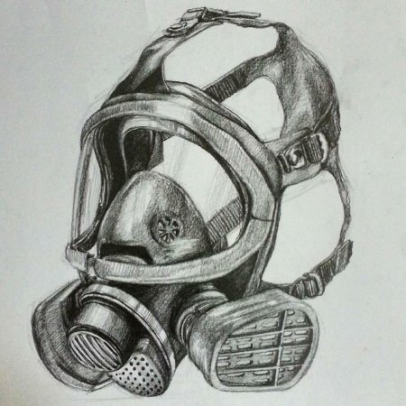 Противогаз эскиз