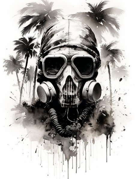 Противогаз эскиз