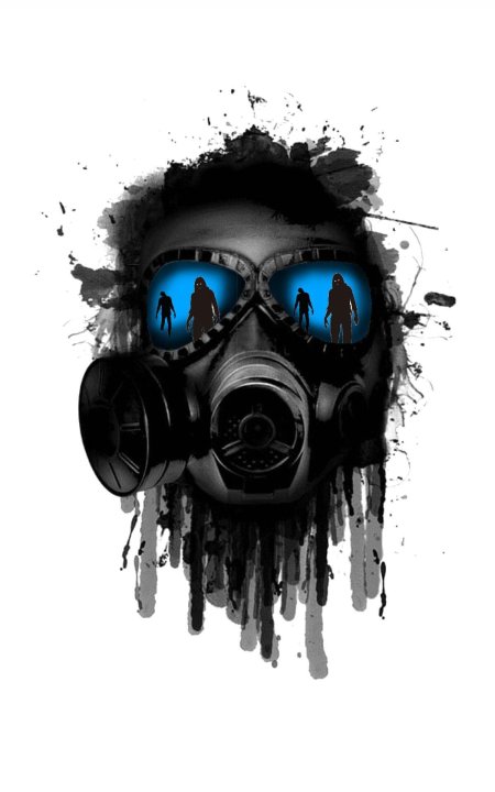 Противогаз плакат