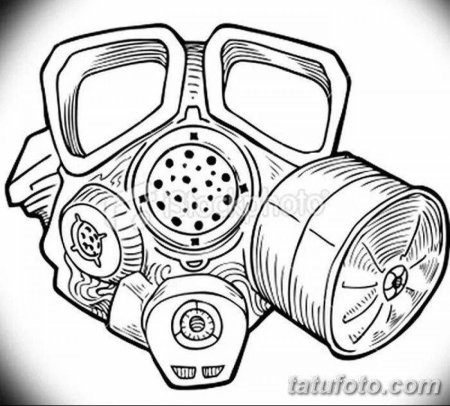 Противогаз вектор