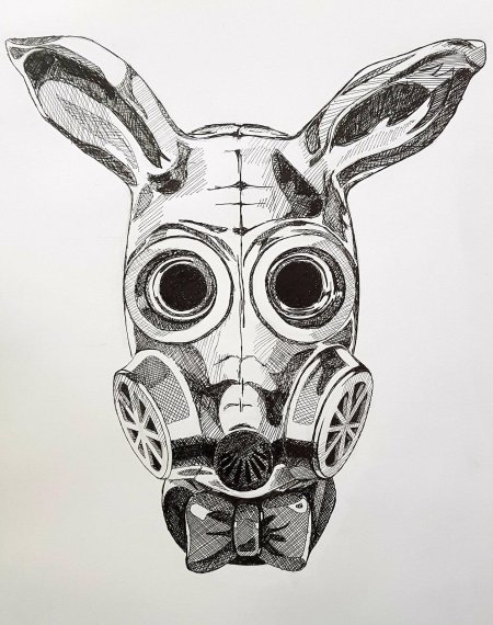Заяц в противогазе