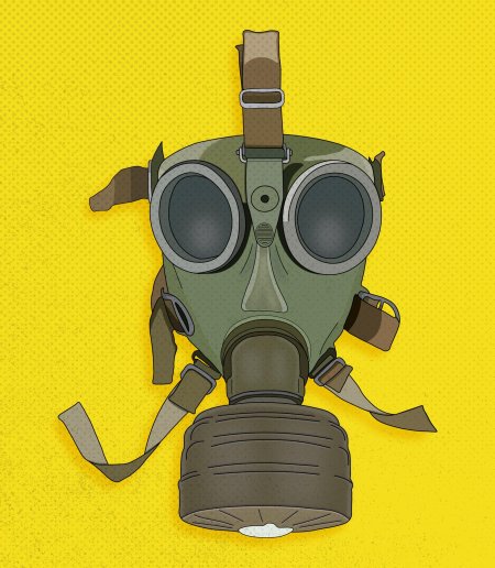 Противогаз рисунок