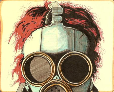 Крутой противогаз арт