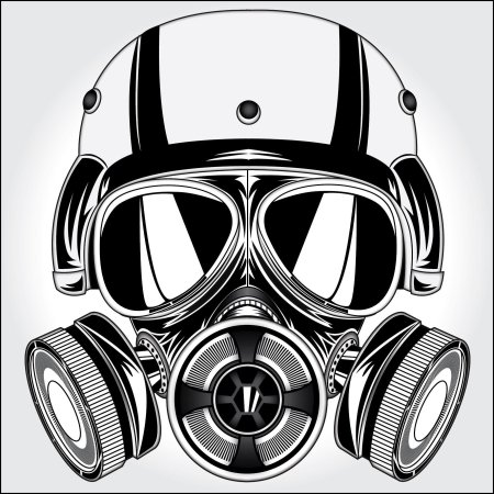 Противогаз рисунок