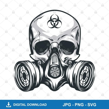 Тату противогаз эскизы