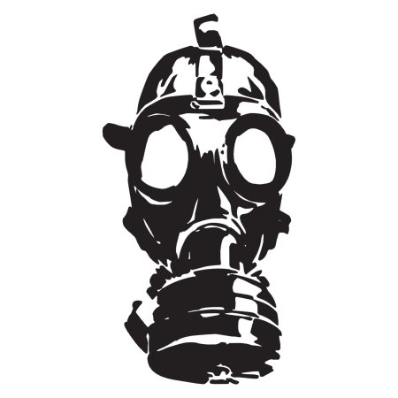 Трафарет противогаз