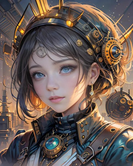 Стимпанк арт девушки